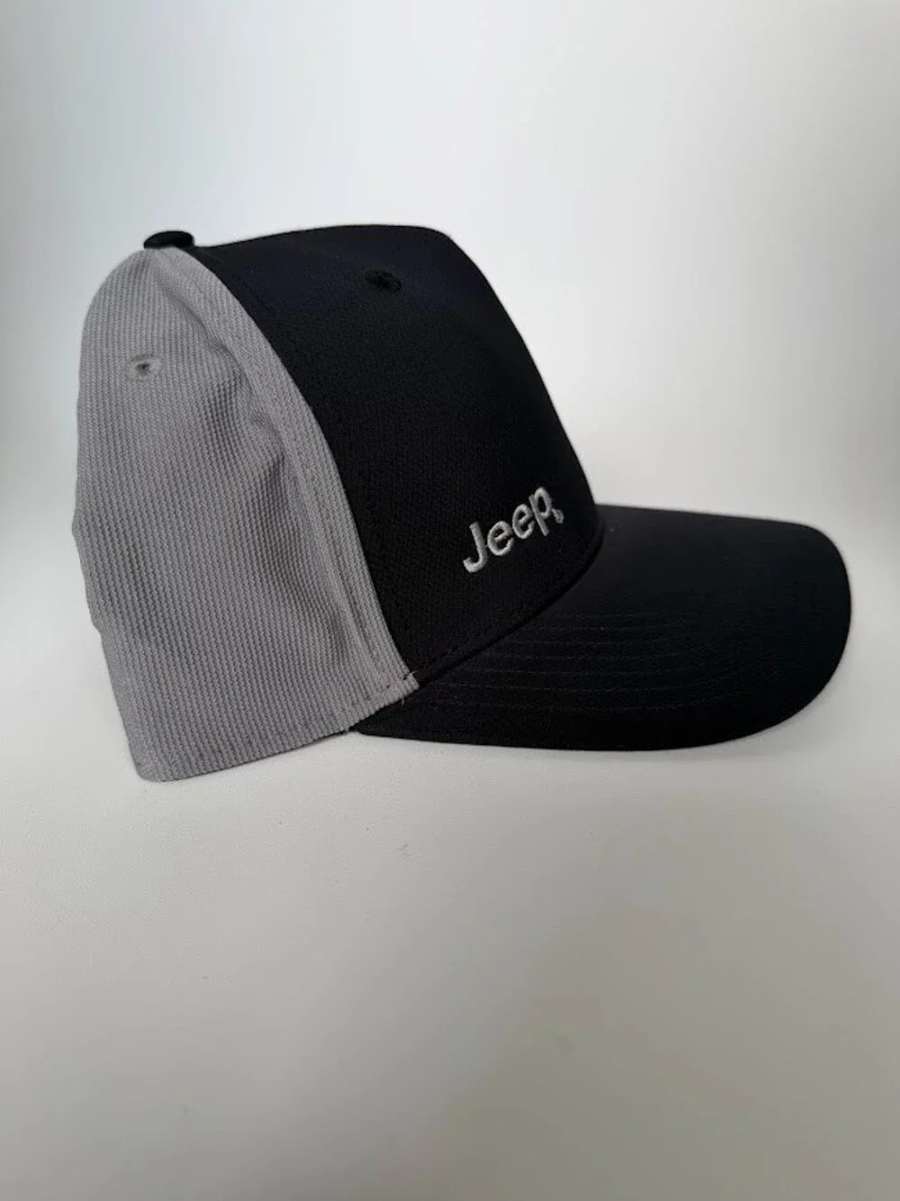 adidas Golf Men's Jeep Snapback Hat Black Grey Performance Mesh Cap OSFM